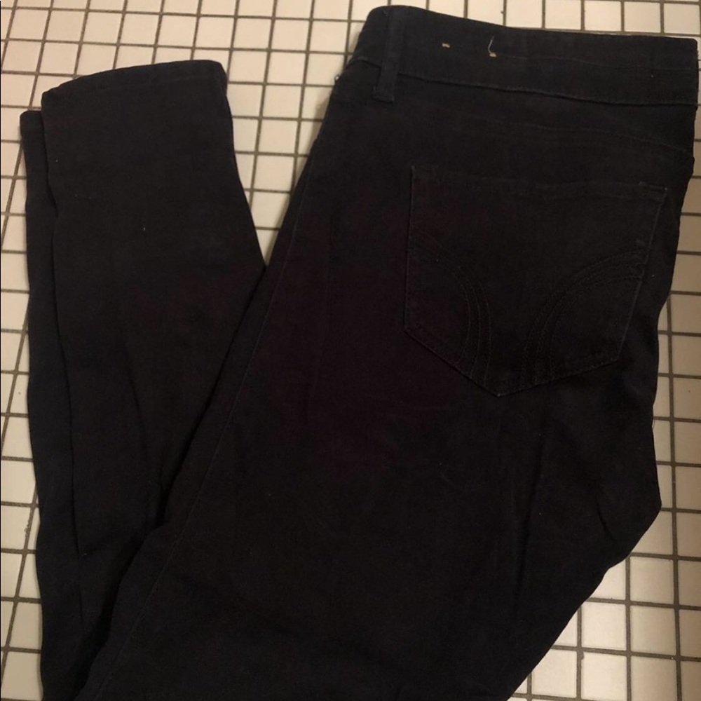 Hollister black jeans size 7